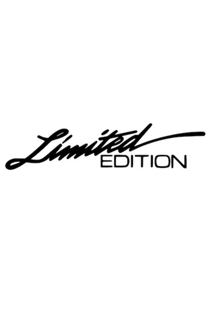 Set 2 bucati Autocolant Ediție Limitată, Dimensiune 20 cm, Culoare Neagră
