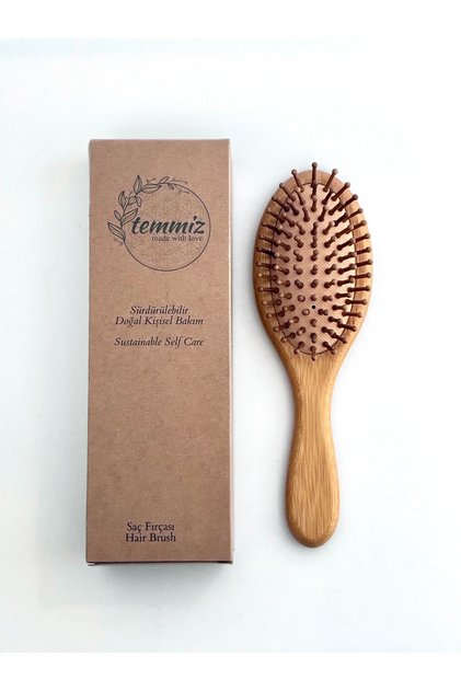 Natural Bamboo Hair Brush, for Healthy and Beautiful Hair