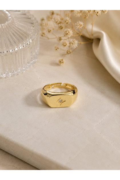 Women's Gold North Star Model Ring