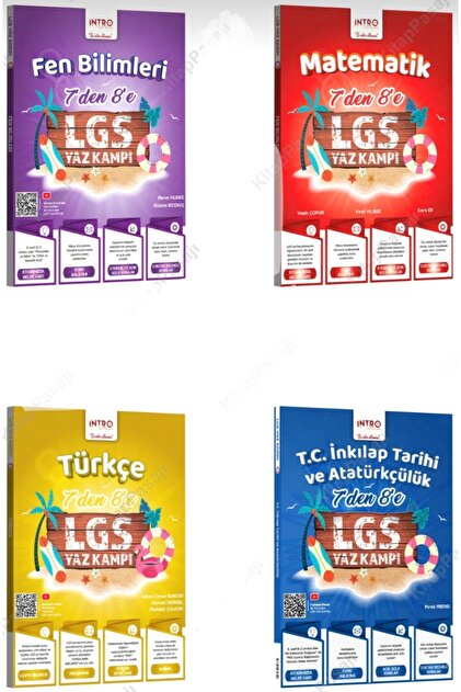 Ulti Yayınları İntro Yayınları 7 den 8 e LGS Fen Matematik Türkçe