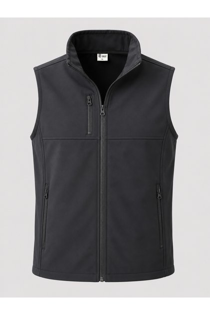 Softshell 3-Pocket Zippered Work Vest