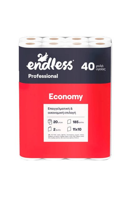 ΧΑΡΤΙ ΥΓΕΙΑΣ ECONOMY 2ply - (67gr. x 40 ΡΟΛΛA)