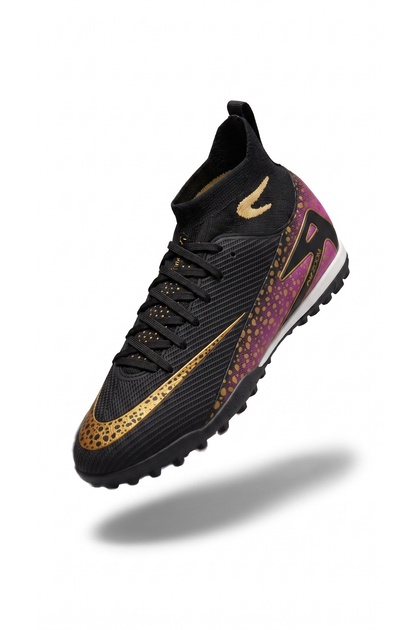 5033 Men's Orthopedic Sole Lace-Up Adult Astroturf Shoes - Men's Astroturf High-Top Football Shoes