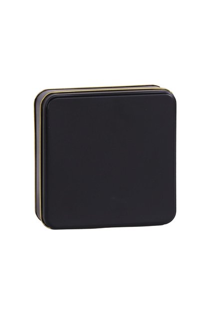 Siyah Metal Kutu 12,2x12,2x3,5 cm