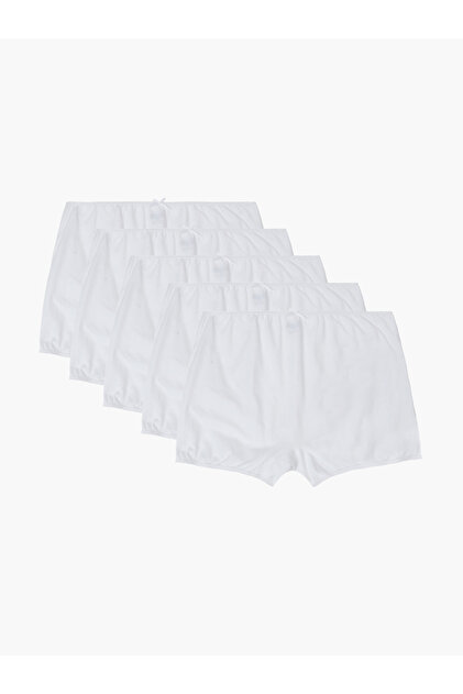 Pack of 5 - Girls Boxer Brief with Bow Detail