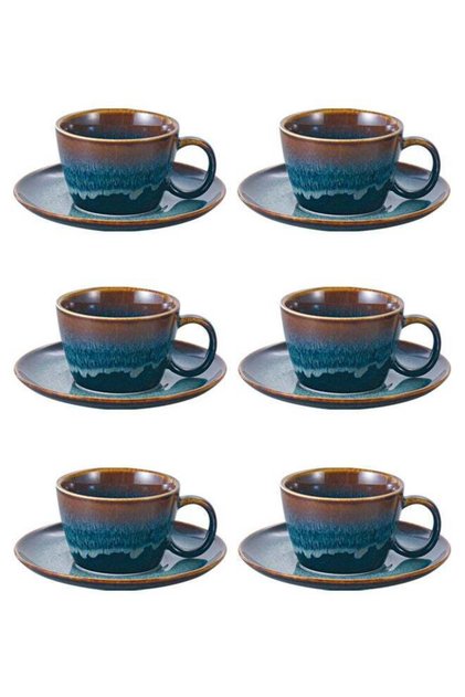12-piece porcelain cup with saucer set 125ML