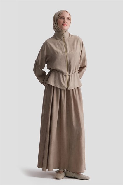 Efekt Fabric Jacket Suit Latte