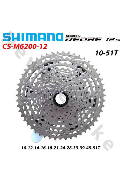 M6200 10-51T SHIMANO Deore M6100 M6200 M7200 SLX M7100 12 Speed Mountain Bike Flywheel 12V Variable