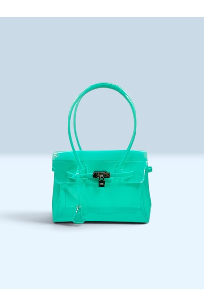 Turkuaz Renkli Jelly Bag