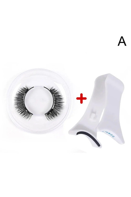 A Magnetic Eyelashes Handmade 3D Natural Magnetic False Eyelashes Reusable Magnetic Eyelashes Tweeze