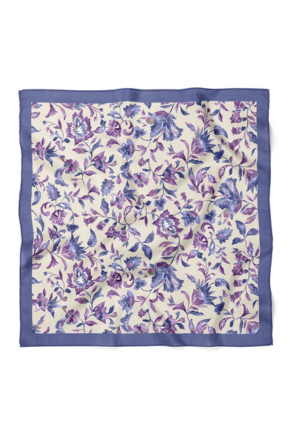 Flower Pattern Scarf Bandana 70X70 cm