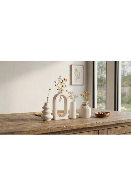 4'lü Minimal 10 cm İskandinav Tarzı Bohem Vazo Hediyelik Pinterest Set Vazo Dekoratif Eşya