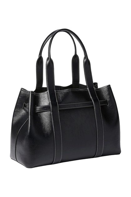 Buckle Medium Work Kadın Siyah Tote El Çantası