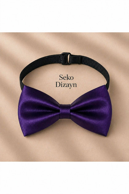 Adjustable Bow Tie Satin