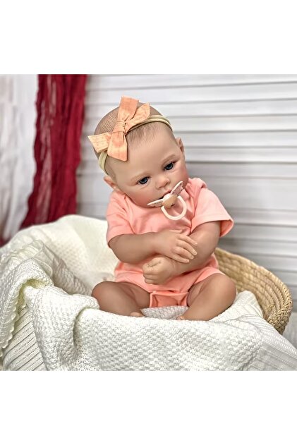 LunaDefano 18 inç (46 cm) Reborn Bebek | El Boyaması Detaylı | Tam