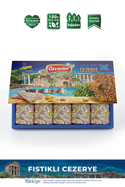 おかず Özcanlar Kuruyemiş Antep Fıstıklı Mersin Yapak Cezerye 1 Kg