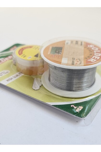 Lehim Pastası ve Lehim Teli Seti (1 mm) – 2’li Paket