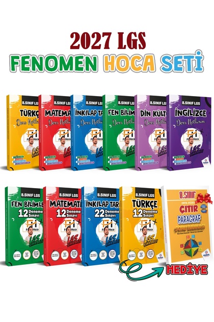 Kurul Yayıncılık Fenomen Hoca 2027 8. Sınıf Lgs Full Set – 11