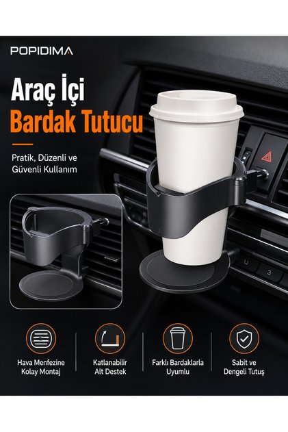 Oto Araç Içi Bardak Tutucu Çok Fonksiyonlu Içecek Tutacağı/bardaklık Car Cup Holder