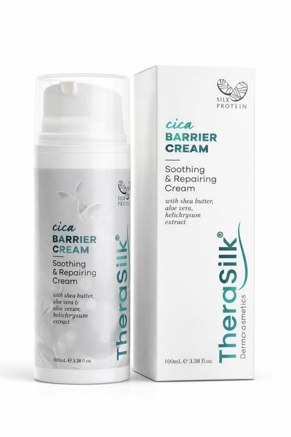 CICA Bariyer Krem 100 ml | Yatıştırıcı, Onarıcı & Yoğun Nemlendirici Bakım (İpek Proteini & Hyaluronik Asit)