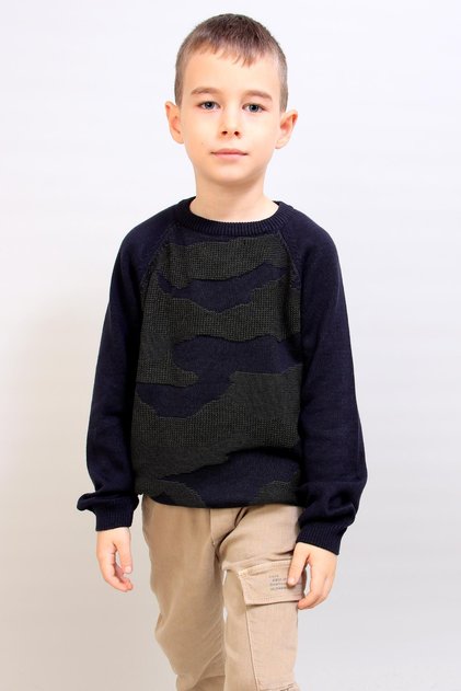 Children's Camouflage Patterned Sweater (C19-Ag50470)