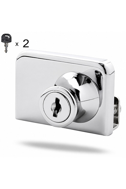 Glass Cabinet Lock - Double Door Lock
