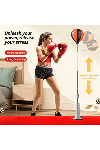 30004 Adult Boxing Speed Ball Adjustable Stand Boxing Punching Bag Ball