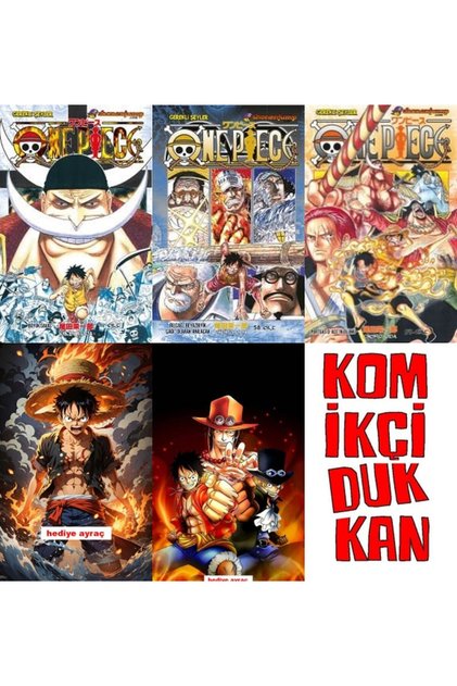 ONE PİECE 57-58-59 (KD 3 KİTAP MANGA SET + AYRAÇ HEDİYELİ)