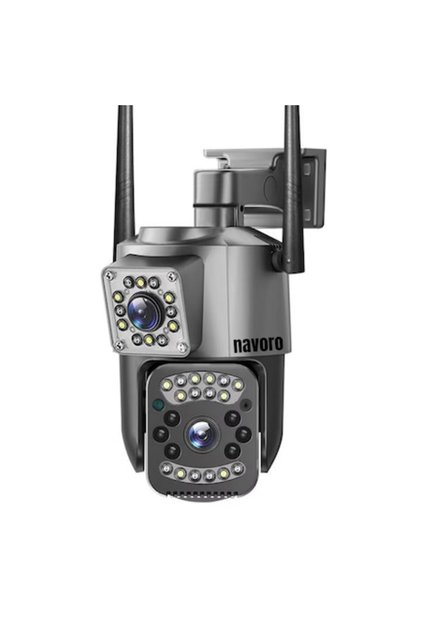 Navaro 6MP Full HD, Двупосочно аудио, Двойна леща, WiFi, Външна камера за наблюдение