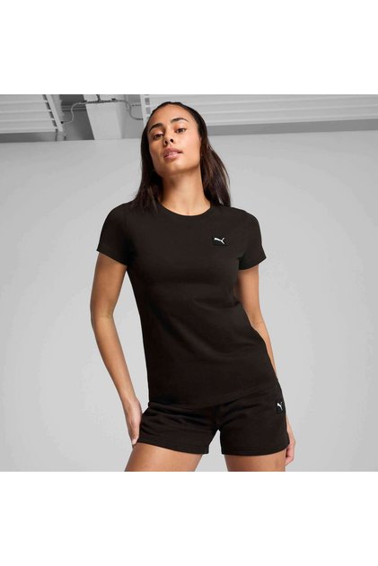 ESS ELEVATED Tee Siyah Kadın T-Shirt