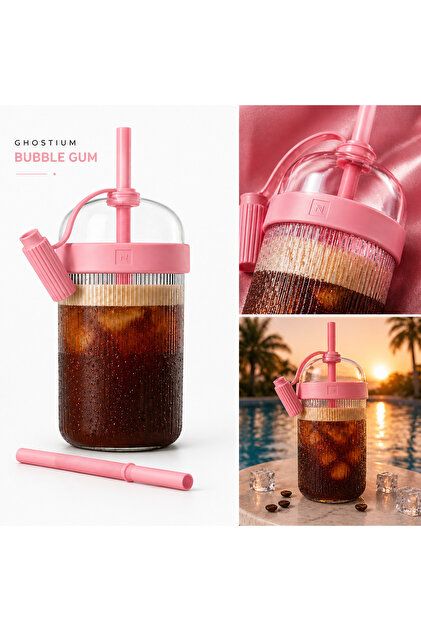 Nespresso Travel Tumbler Bubble Gum ( Pembe ) 540 ml - GHOSTIUM