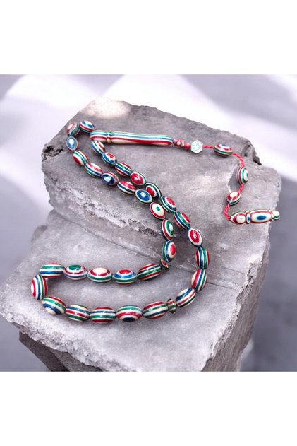 Cajeput Tree 6X10 mm Barley Cut Master Signed Model Prayer Beads