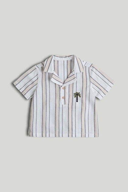 Striped Pull On Shirt
