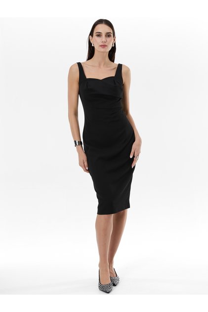 Rochie creion neagră de damă