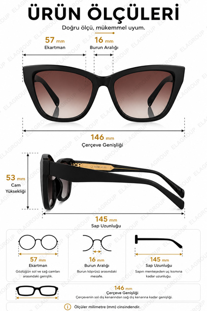 Daniel Klein Acetate Çerçeve Polarize - UV400 Korumalı Siyah Renk