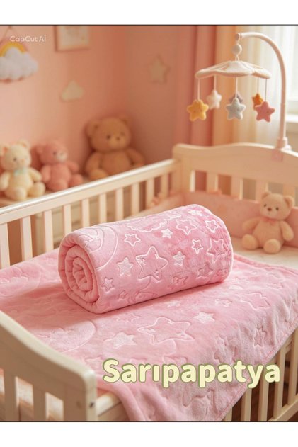 Kutulu Embos Soft Bebek Battaniyesi 100x120 cm
