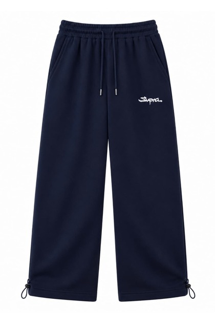 Supra Nakışlı Ayarlanabilir Paça Baggy Eşofman Altı