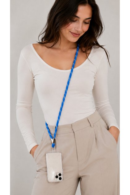 Phone Strap/Case Strap Crossbody - Soft Patterned Fabric Model, Universal, Compatible with All Cases —