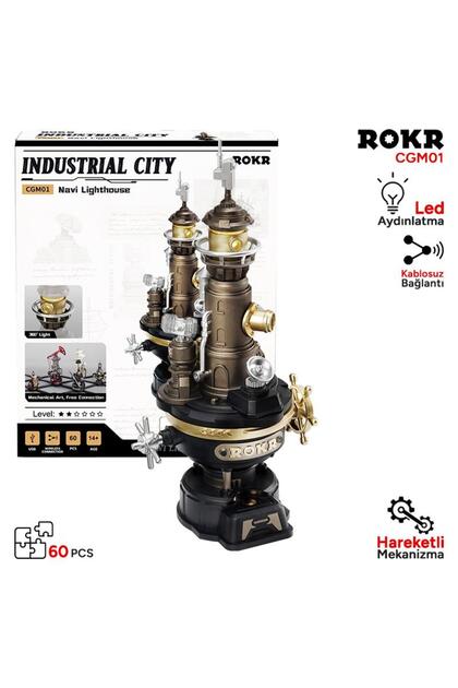 ROKR CGM02 Morse Telegraph DIY Mechanical 3D Puzzle Maket Model