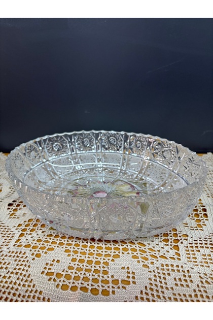 Kesme Cam Şekerlik 26 cm