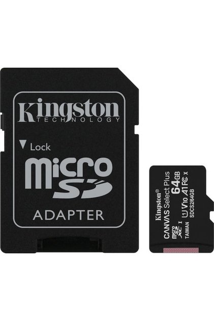Canvas Select Plus microSDXC 64GB U1 V10 A1 UHS-I 100MB/s με Αντάπτορα