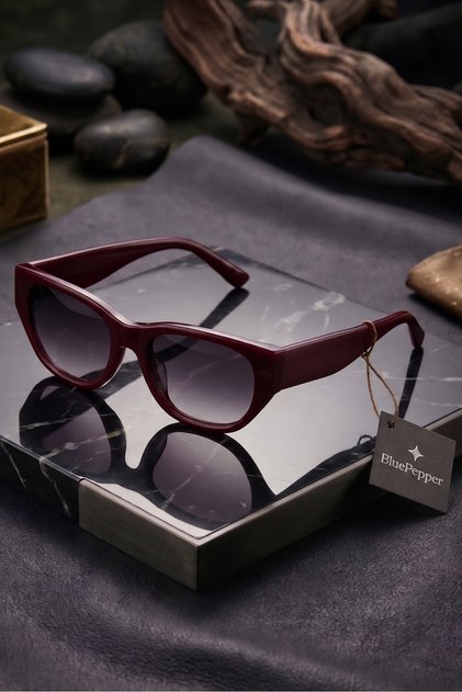 Cateye Slim Frame Rectangular Model Sunglasses Attractive New Season Unisex Model Glasses