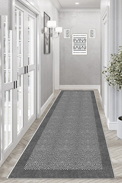 Kaymaz Taban Yıkanabilir Kalın Dokulu Halı & Yolluk & Mutfak Halısı