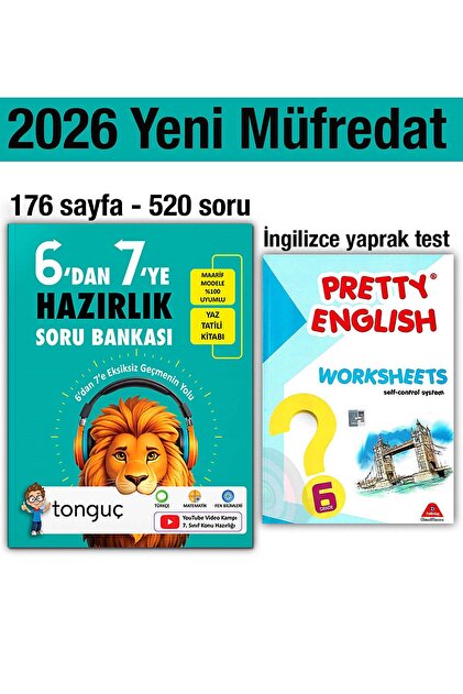 Tonguç Yayınları 6'dan 7'ye Hazırlık Kitabı 2026 Yaz Tatili 6