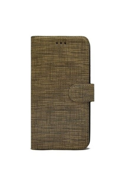 Apple iPhone 15 Pro Max Case Fabric Patterned Wallet Stand Cover Case