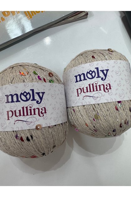 Moly Simli pullu koton ip 2 adet