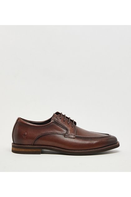 Plain Tan Leather Casual Shoes