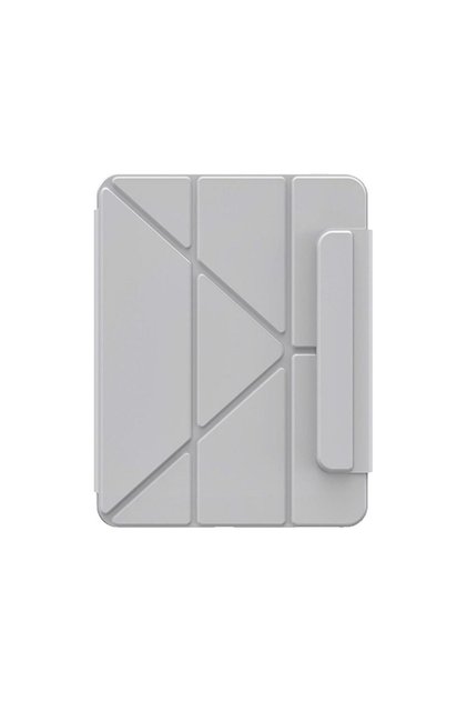 Minimalist iPad Pro 13" Manyetik Tablet Kılıfı - Gri
