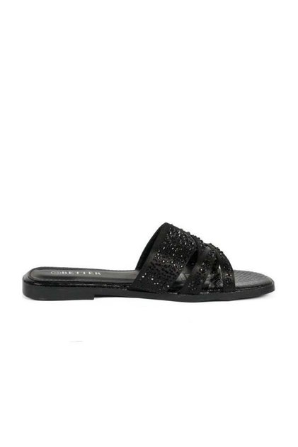 Deal Ladies Flat Sandal Black