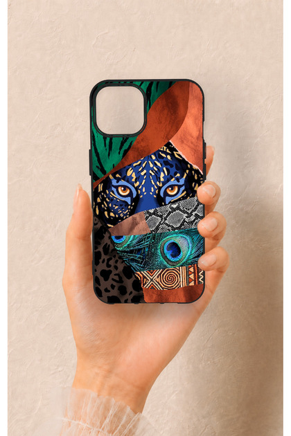 iPhone 13 Compatible Amazon Tiger Pattern Silicone Case